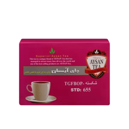 چای سیاه شکسته کلکته آیسان استاندارد ۶۵۵ (فله‌ای ۱۰ کیلوگرم)